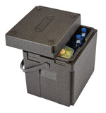 Cool Box Insulated Cooler Boxes with a handle for Camping Campervan Caravan Chilled Food & Drink Cambro EPPBEVCV