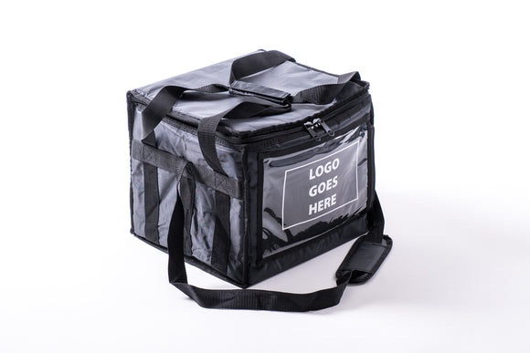 *T161 Food Delivery Bag with Plastic Sleeve to add panel to Customise add Branding or Logo