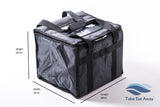 *CC5 Thermally Insulated Delivery Bags- 2 Bags- Hot/Cold Food Deliveries Bags T16/17